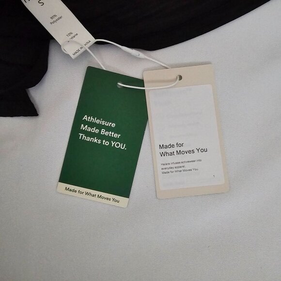 Halara Athleisure Black Hem Quick Dry Activewear Yoga Cami Top Size Small, NWT - Picture 10 of 16